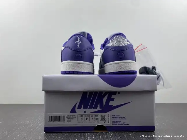 Official Maikesneakers 1 AIR JORDAN TRAVIS CUSTOM X X SCOTT OFF-WHITE DM7890-386 0512